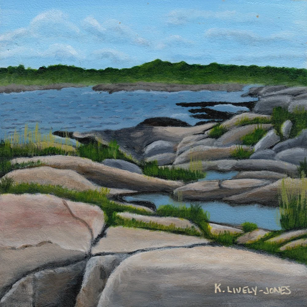 832. "Dawnlow at Peggy's Cove"	Kelly Lively-Jones