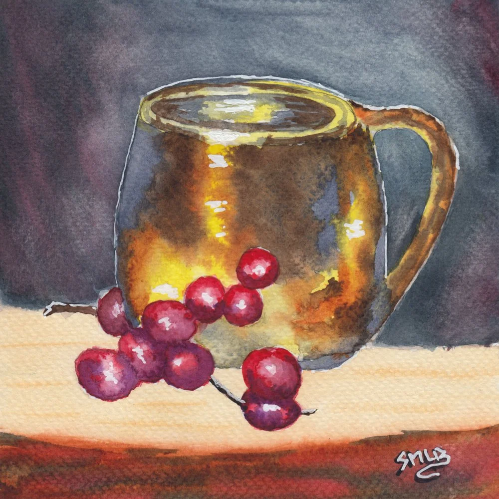 583. "Grapes and Coffee" Shirley M. LeBlanc