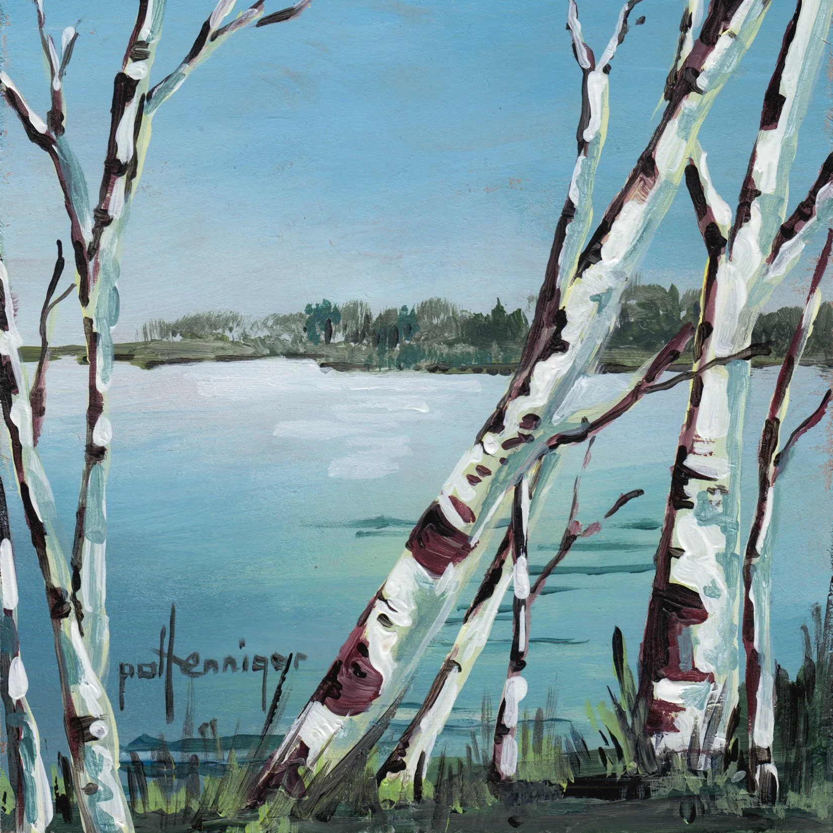 185. "Birches" Pat Hennigar