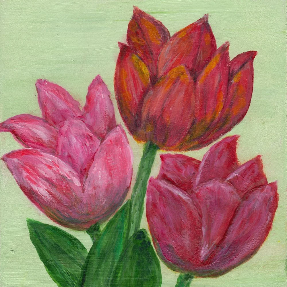 758. "Spring Tulips" Heather Belliveau
