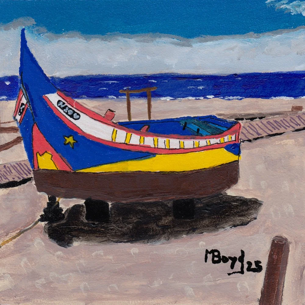 955. "Nazaré Fishing Boat - Nazaré, Portugal" Michael Boyd