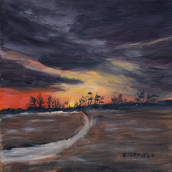 290 - "Stormy Evening Sky" - Sara Sheffield