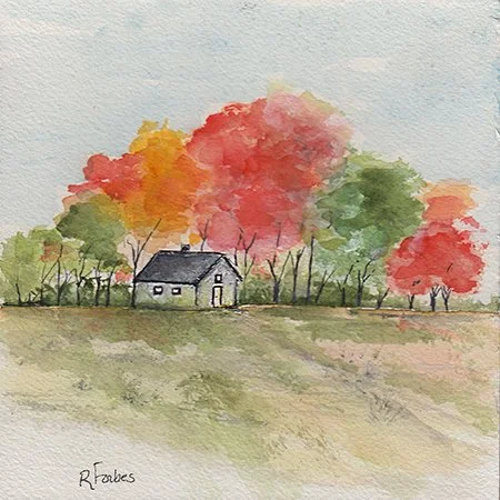89 - "Fall Foliage Cabin" - Rachel Forbes