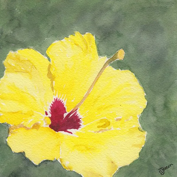 525 - "Flower with a Heart" - Shirley J. Hazen