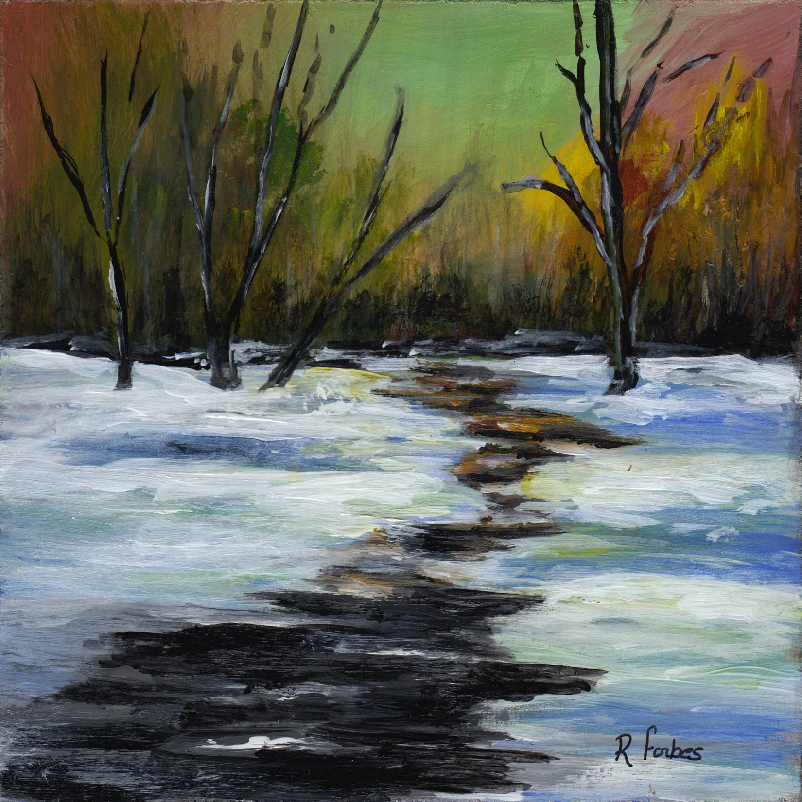 210. "Winter River" Rachel Forbes