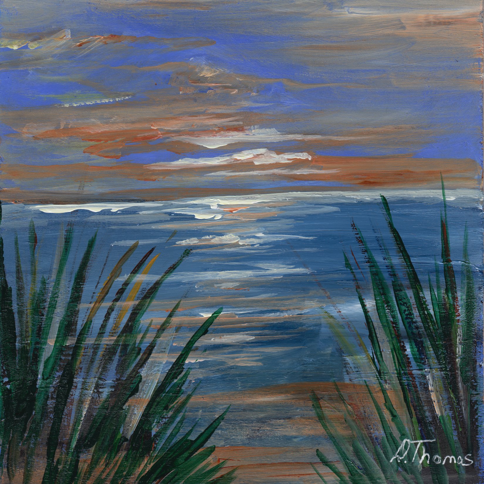 374. "Calm Water" Delores Thomas