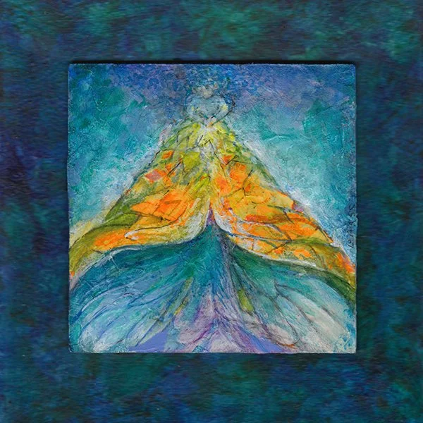 366 - "Blue Morpho Quilt" - Taíya Barss