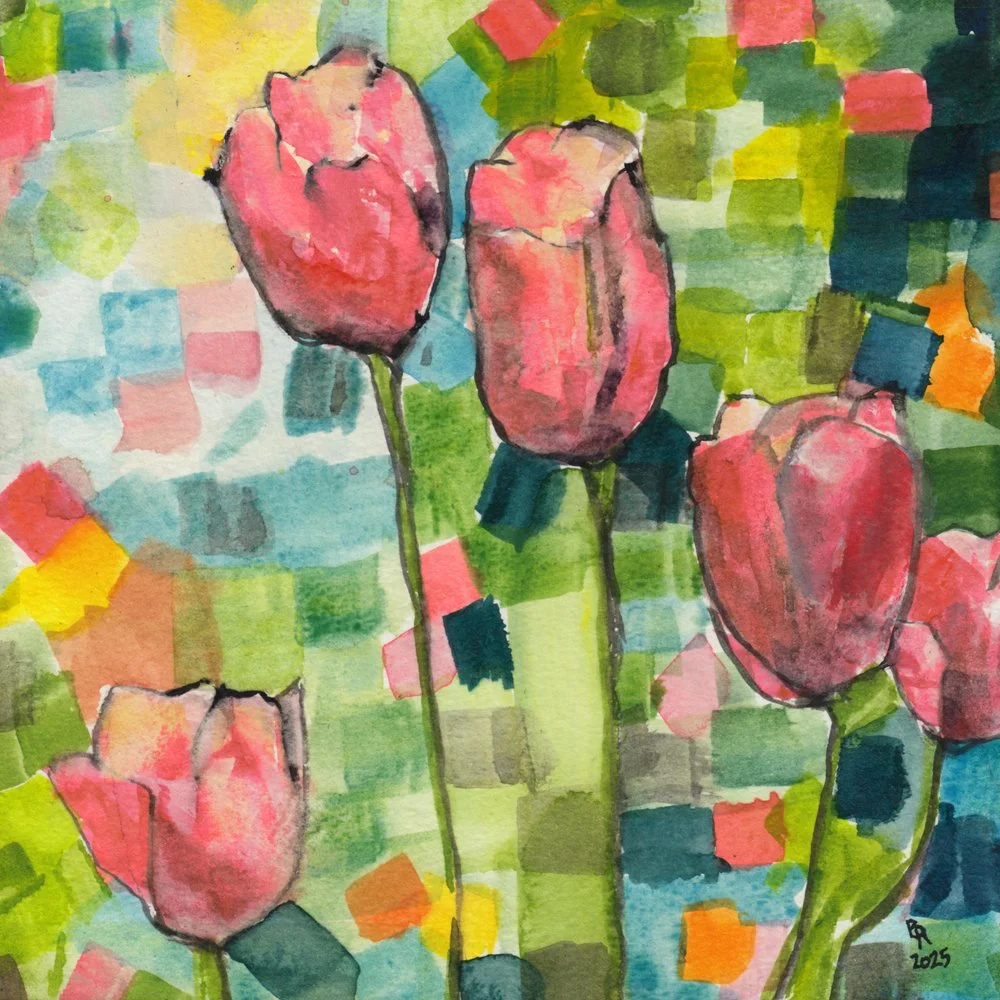 1056. "Pink Tulips" Bob Richards