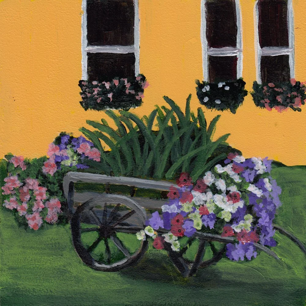 737. "Posy Cart" Barbara Wornell