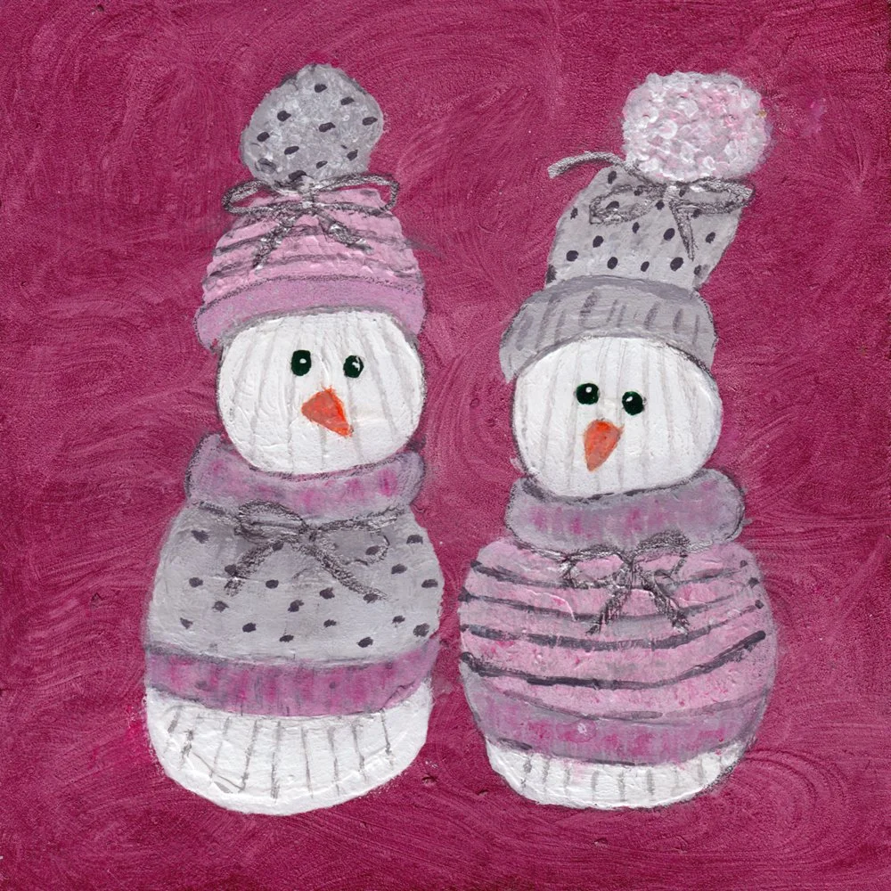 760. "Sock Snowmen" Heather Belliveau