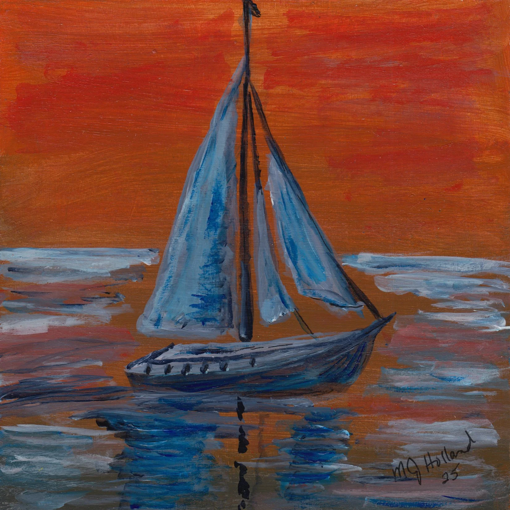 142. "Sunset Sail" Marlene J. Holland