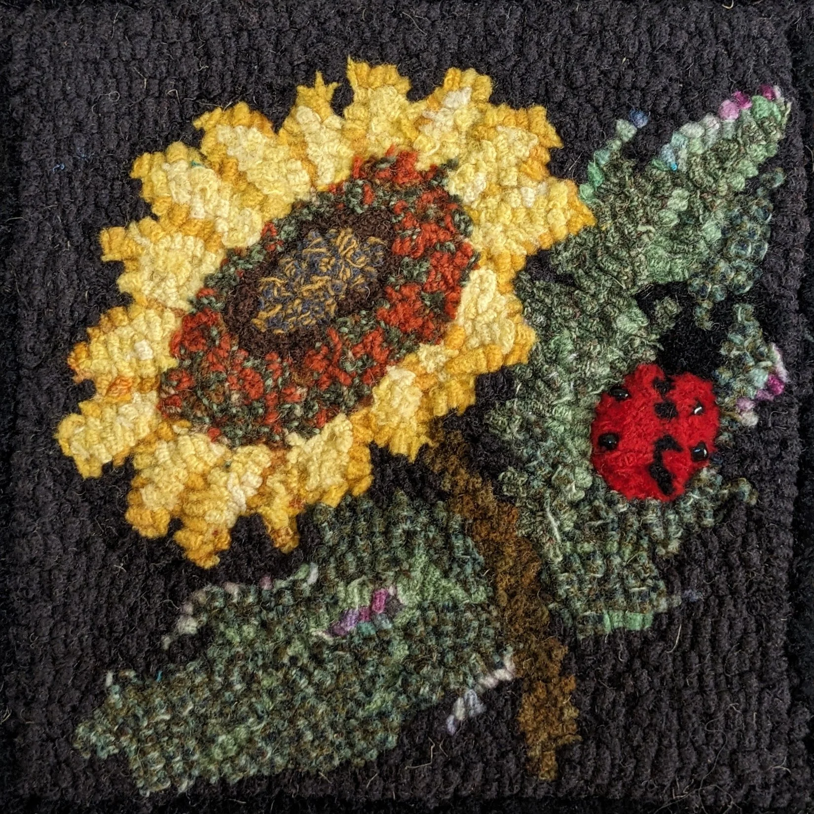 319. "Sunflower/Ladybug" Lois James
