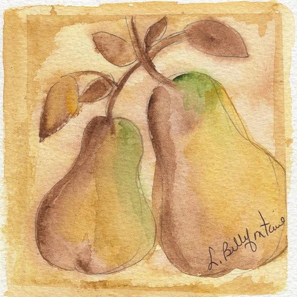 556 - "Brown Pears" - Leslie Bellfontaine