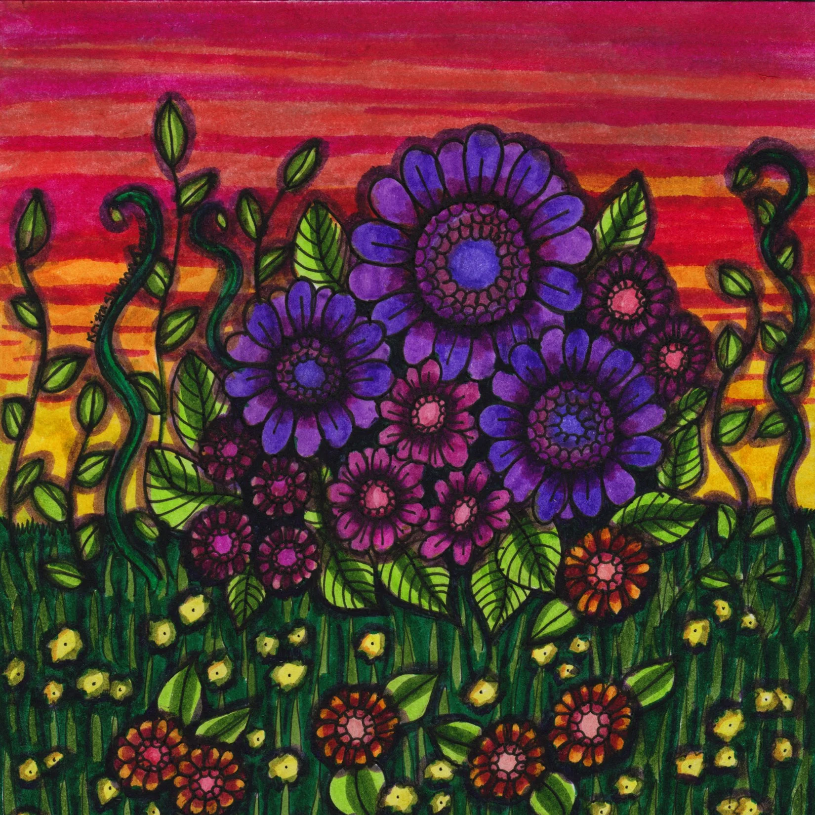 383. "Purple Daisies" Krista Shannon