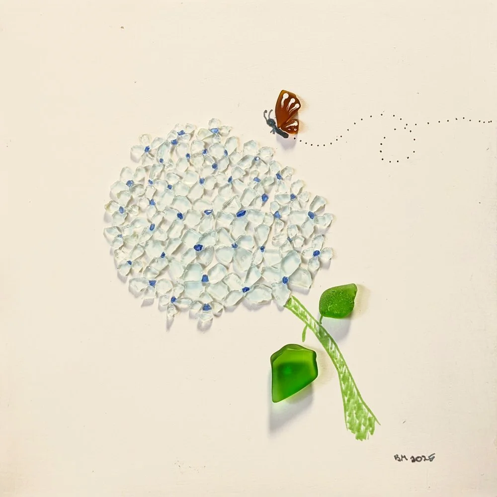 1140. "Blue Hydrangea = Gratitude"	Beth McAskill