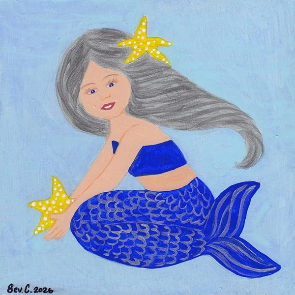 391 - "Blue Mermaid" - Bev Carmichael