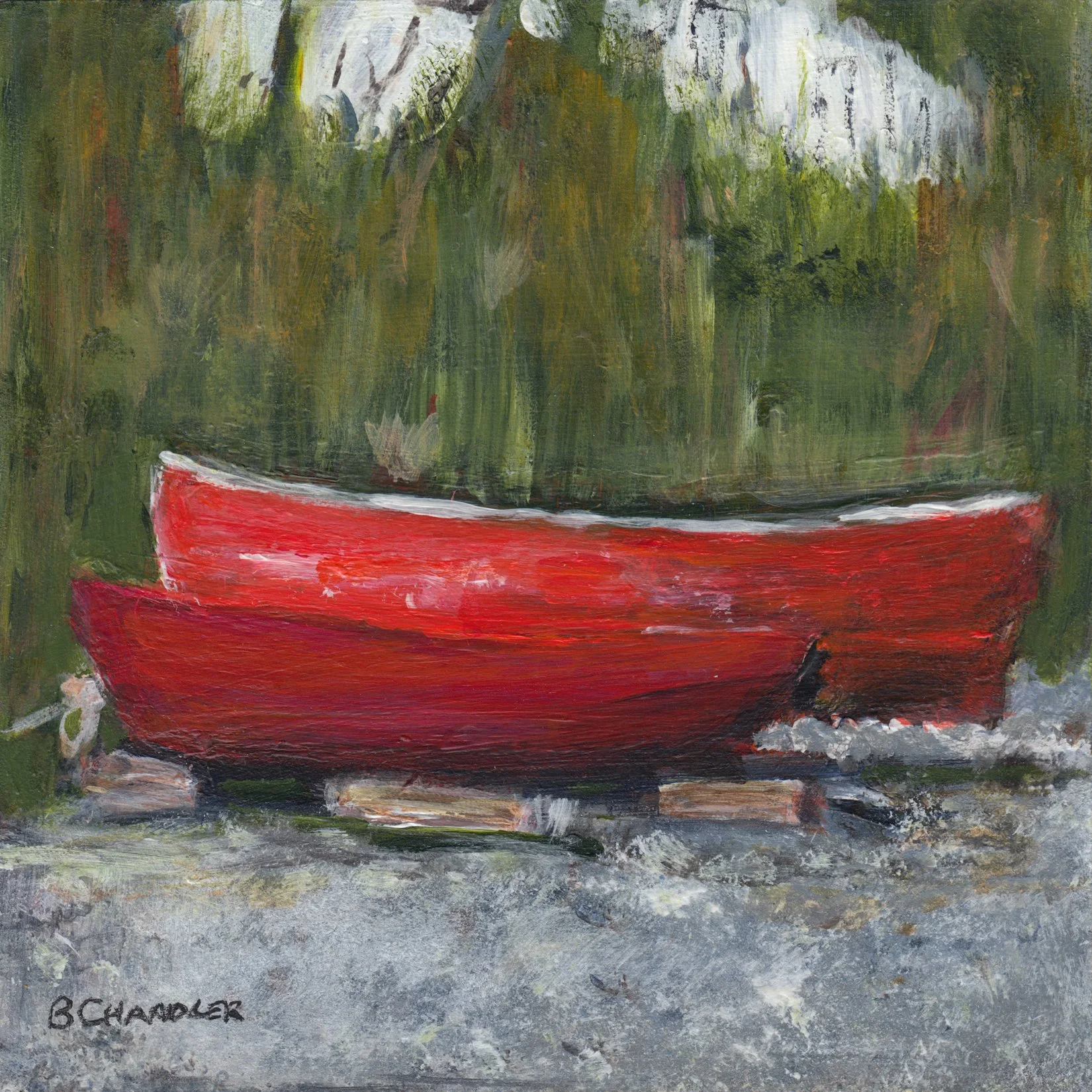 120. "Idle Boats of Peggy's Cove" Brenda Chandler