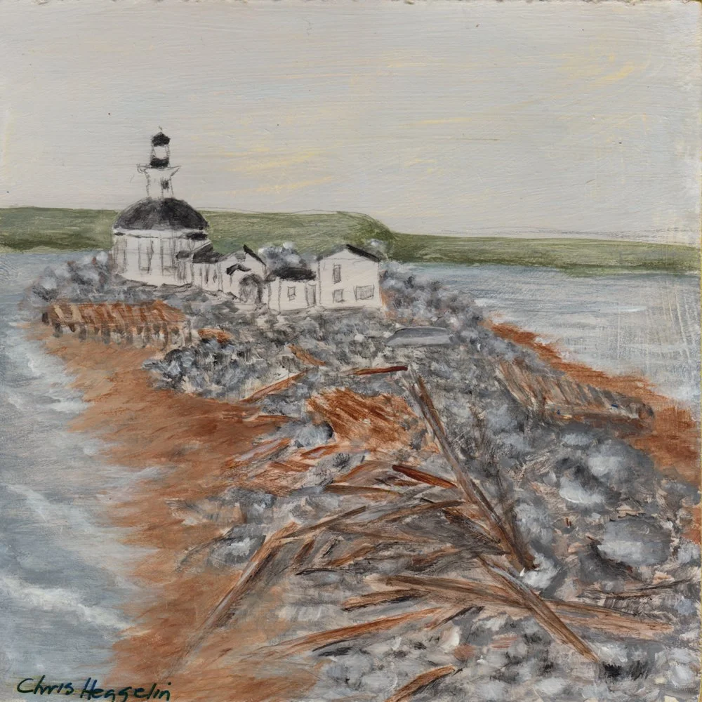 1104. "Maugher's Beach Lighthouse, McNabs Island"	Christine Heggelin