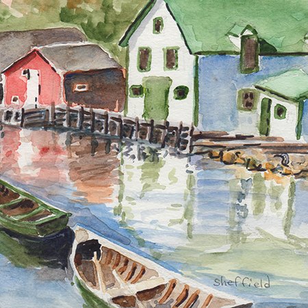 29 - "Dories and Doors" - Sara Sheffield