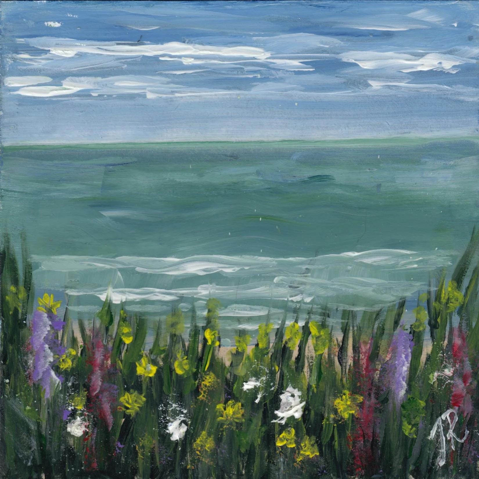 267. "View from Hill" Janet Hiltz Resk