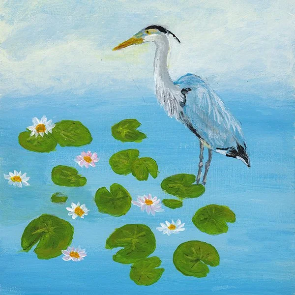 566 - "Life in Lily Pond" - Wayne Brittain