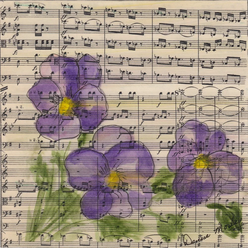 464. "Pansies" Denise Morley