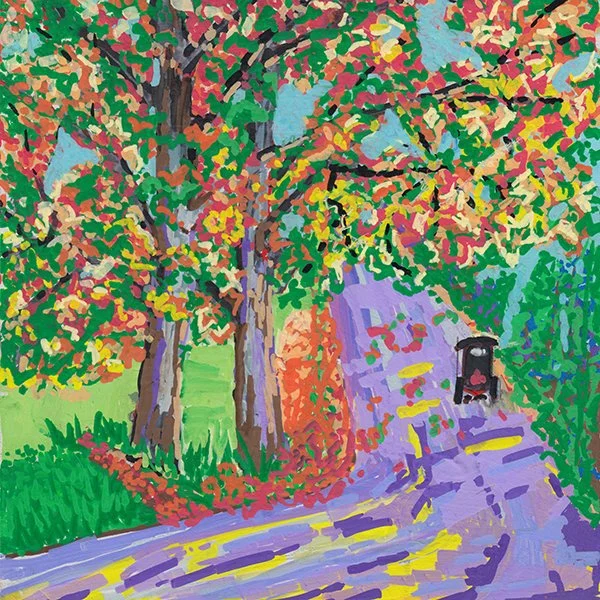 280 - "Autumn Carriage" - Maria Manuel