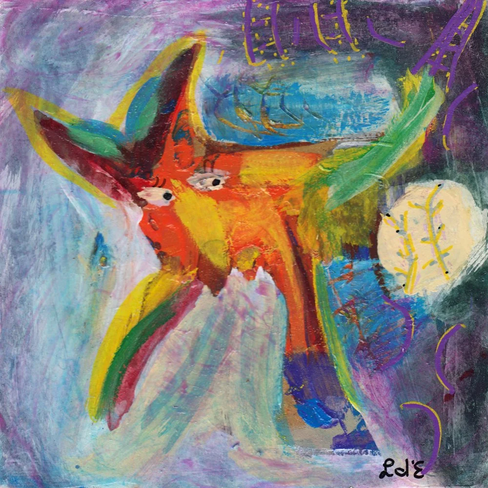 925. "Fox on Ball" Louise d' Entremont