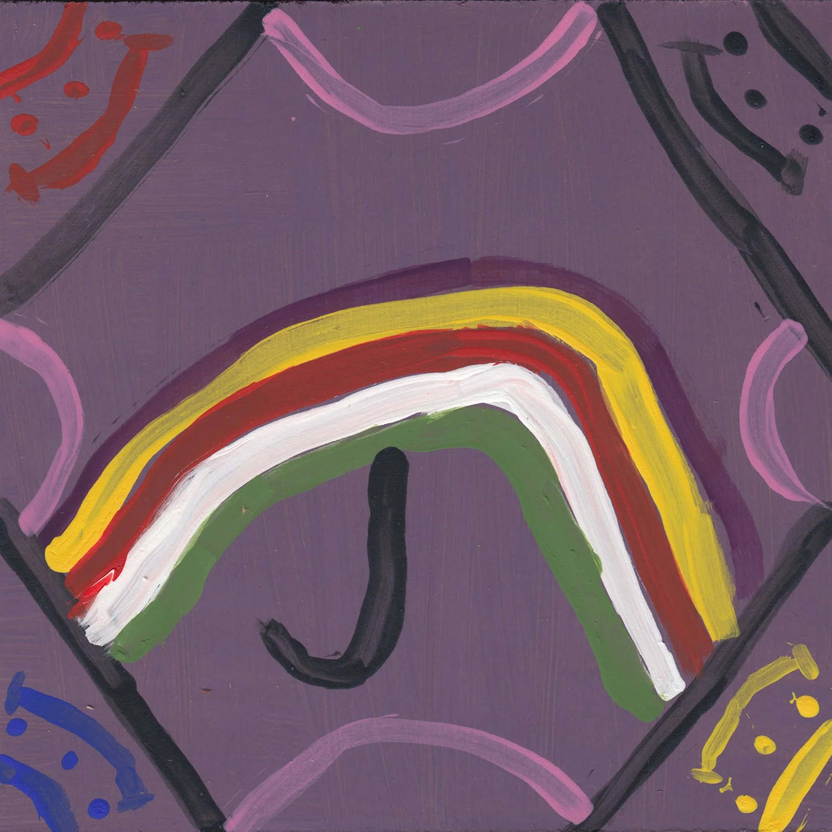 255. "Rainbow Face" Tina Maria Day