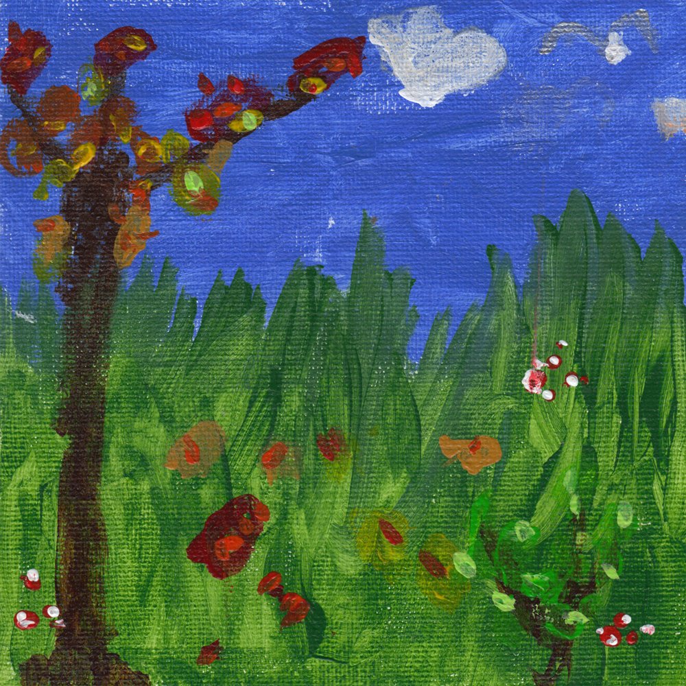 804. "Field of Flowers" E. Parker (age 5)