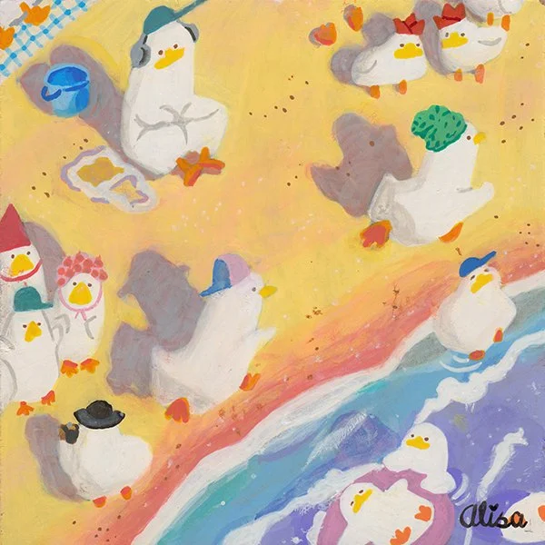 234 - "Happy Ducks on the Beach" - Xinyun Yao (Alisa)