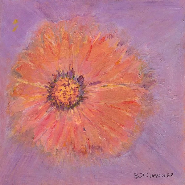 420 - "Sunset Dahlia" - Brenda J. Chandler