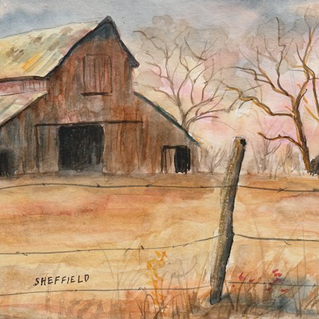 36 - "Grandad's Barn" - Sara Sheffield