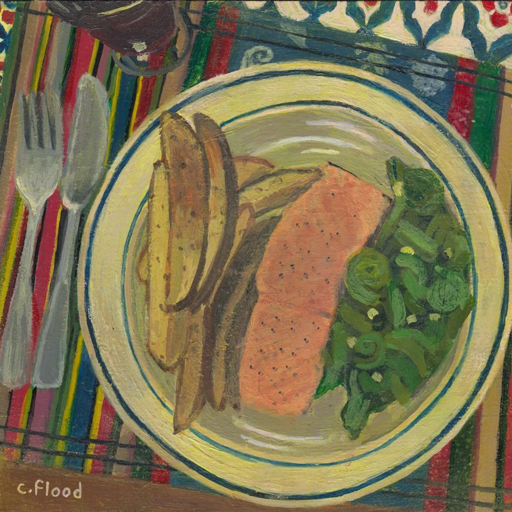 1139. "Dinner on Caribou Island"	Claire Flood