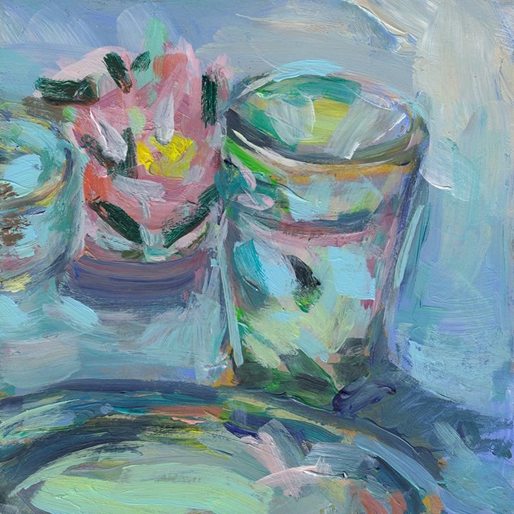 459 - "Summer Kitchen Glass/Plant" - Alice Tsang