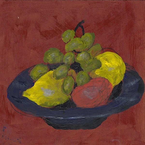 216 - "Fruit in Blue Bowl" - Wendy Scott