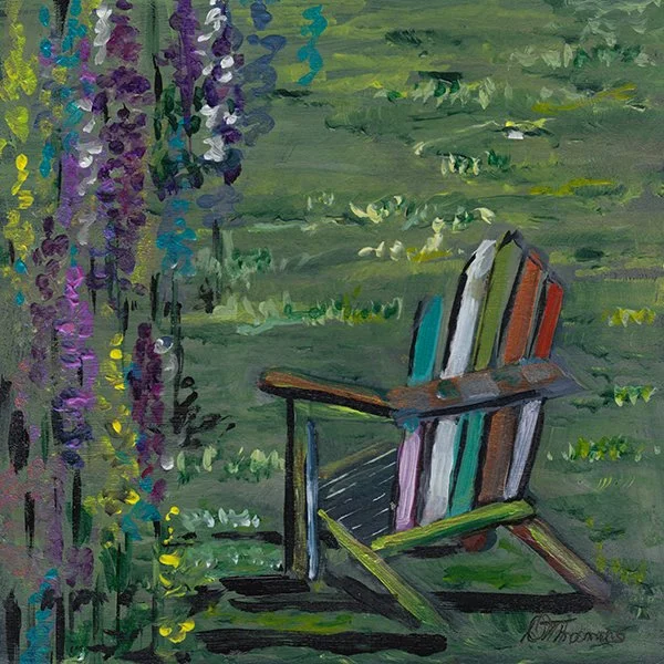 382 - "Lupins" - Delores Thomas