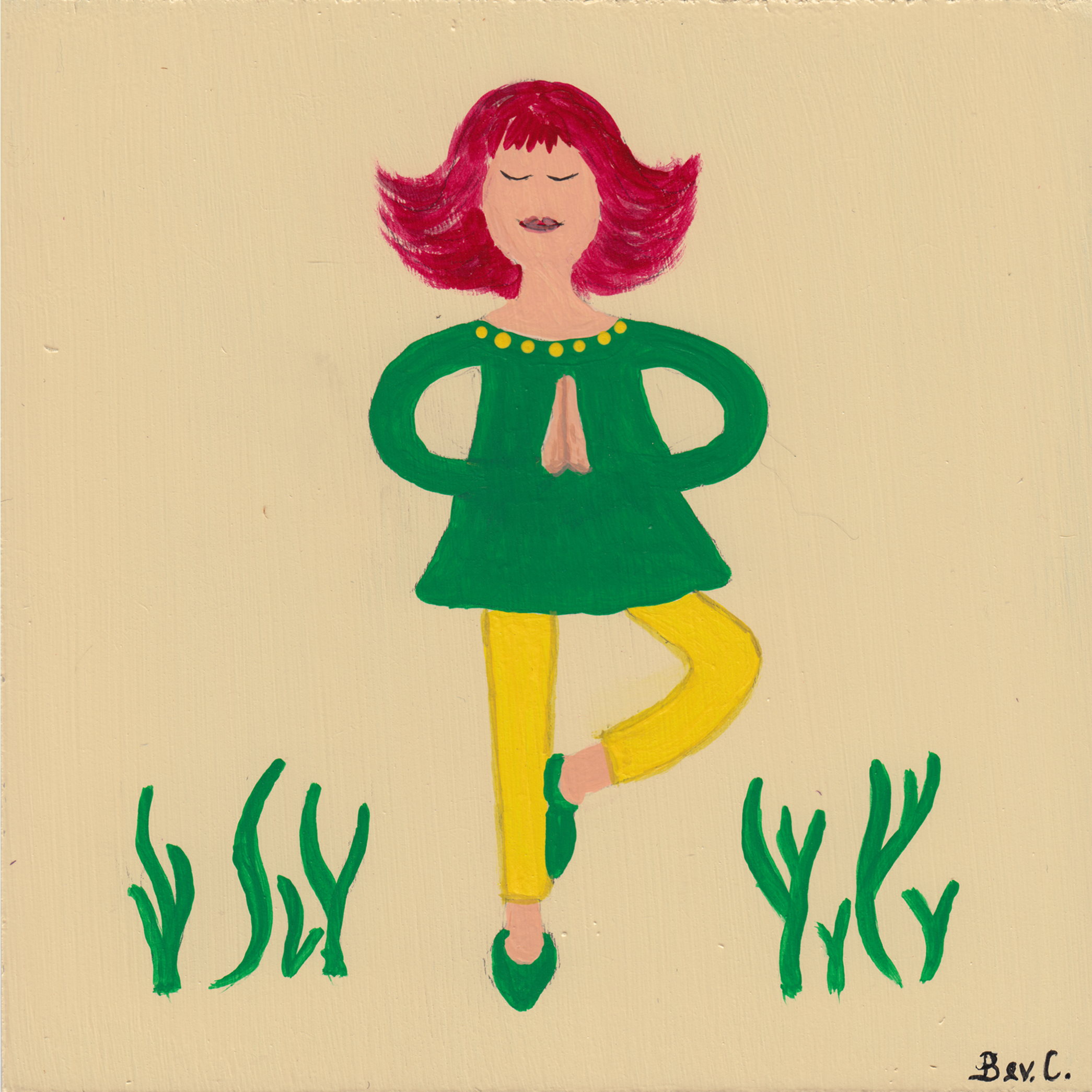 433. "Tree Pose Yoga" Bev Carmichael