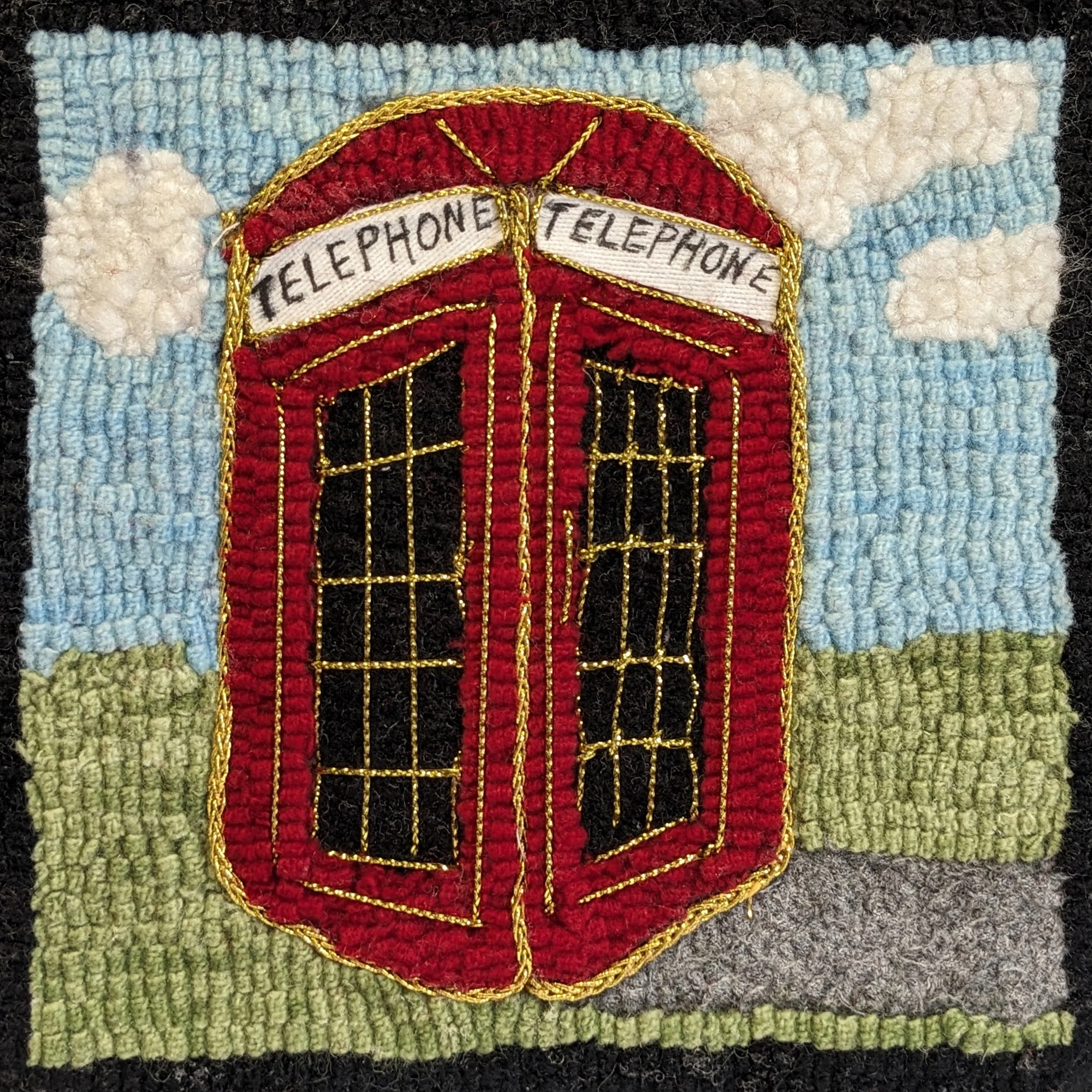 485. "British Telephone Booth" Mary Lou Carmichael