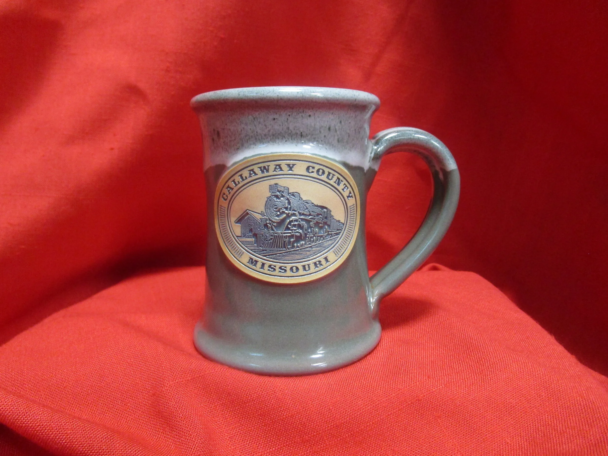 Sage Ceramic Mug with Emblem