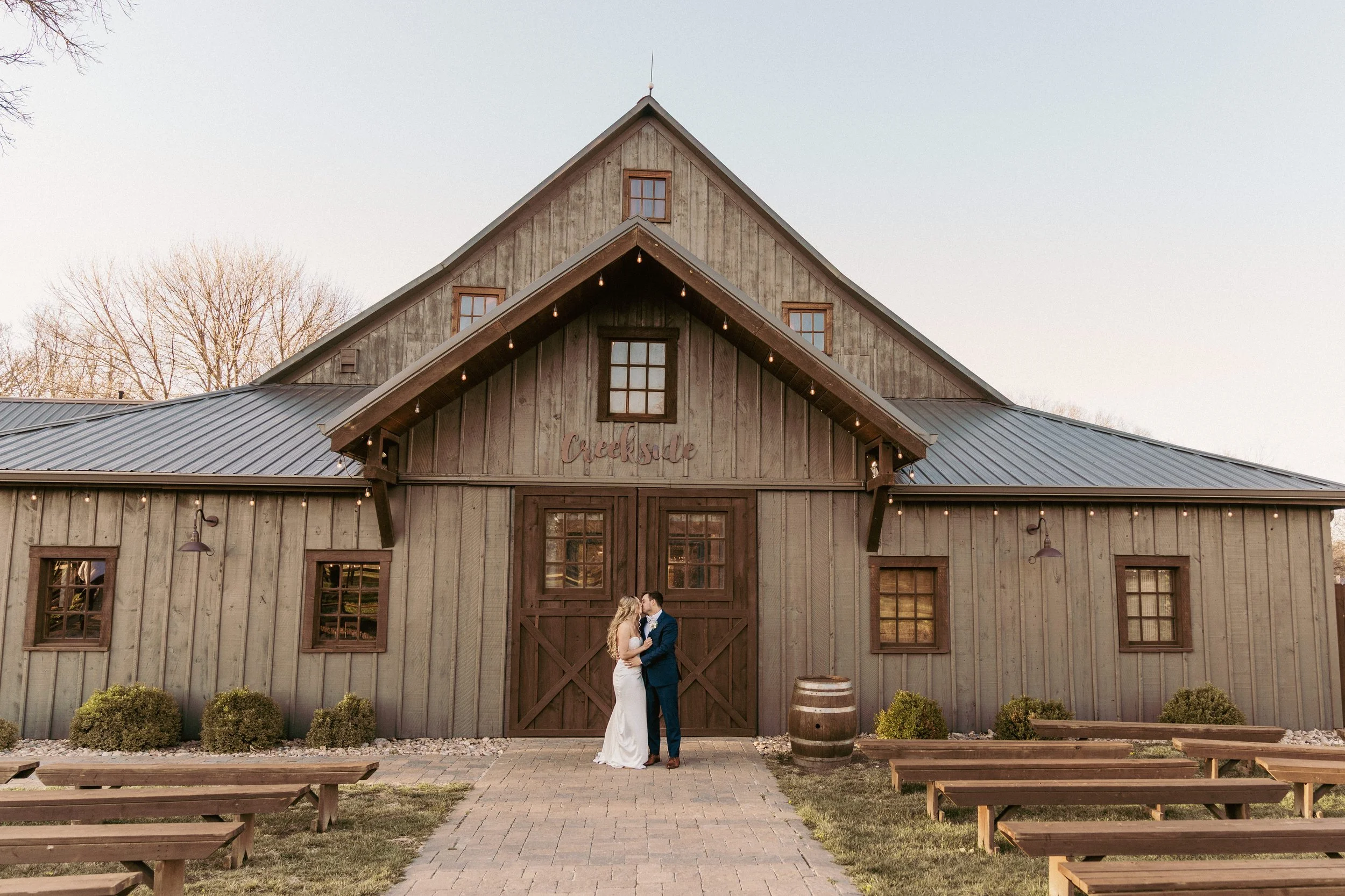 Modern Country Creekside Wedding in Roca Nebraska