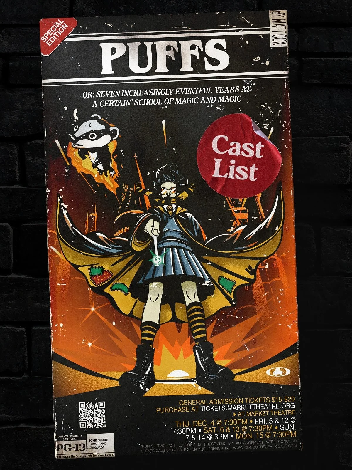 Introducing the spellbinding cast of PUFFS ✨ Running December 5-15 only at Market Theatre!

What if your favorite tales of witchcraft and wizardry were told from the perspective of the underdogs, the forgotten&hellip;the Puffs? Get your tickets now f