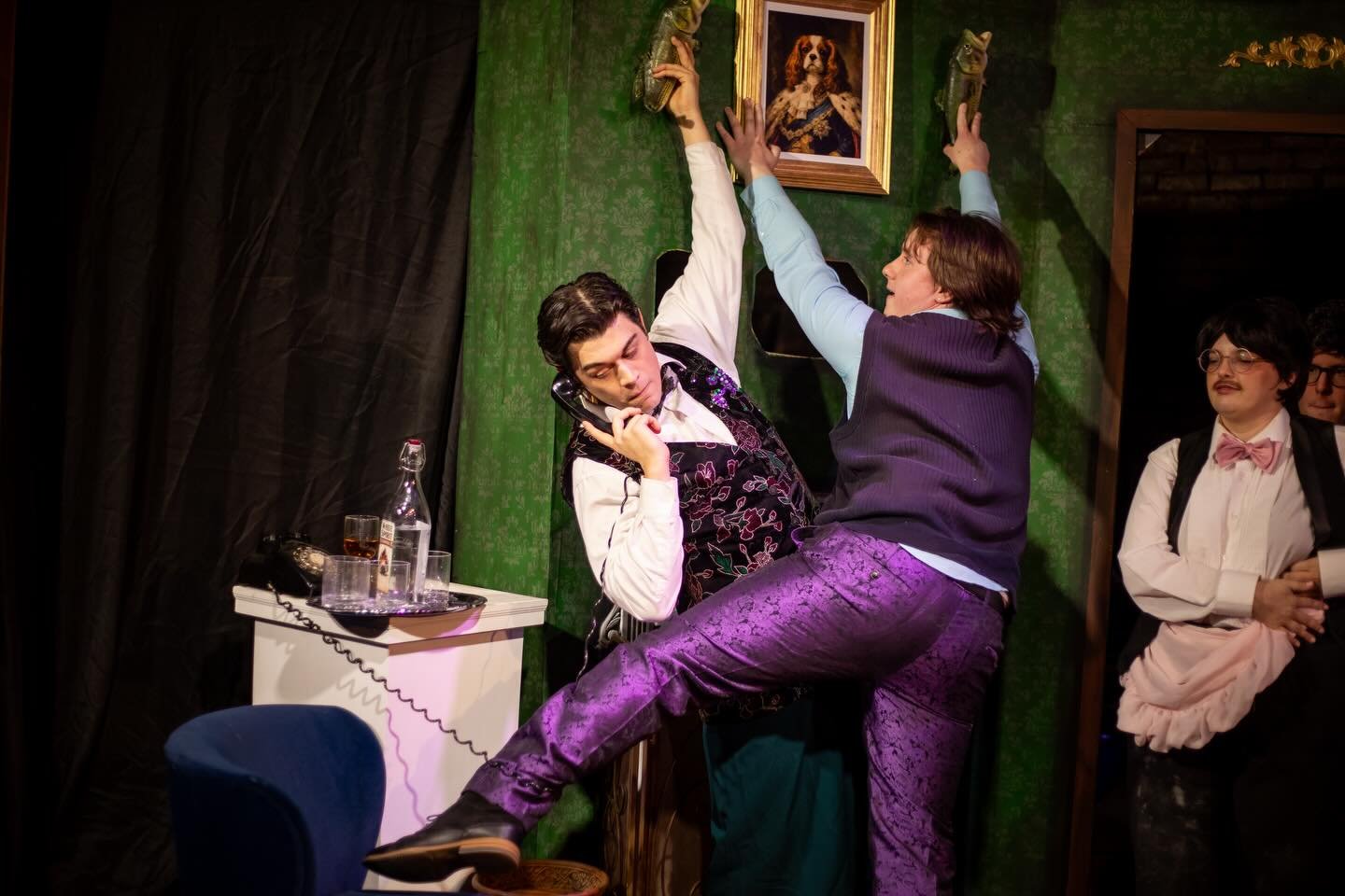 Yes. Everything you see here was all planned. We will not be taking questions at this time. 

THE PLAY THAT GOES WRONG returns tonight for its final weekend. Friday, Saturday, &amp; Sunday are all s&oslash;ld out. Seats to tonight and Monday still av