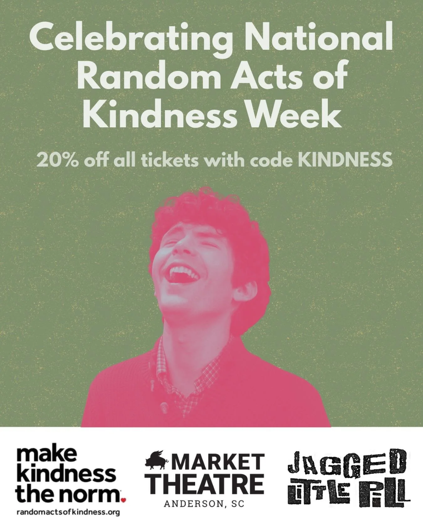 This week is National Random Acts of Kindness Week &mdash; a week dedicated to improving mental health across the country with small acts of kindness. As JAGGED LITTLE PILL focuses on themes of mental health and acts of kindness (with huge effects), 