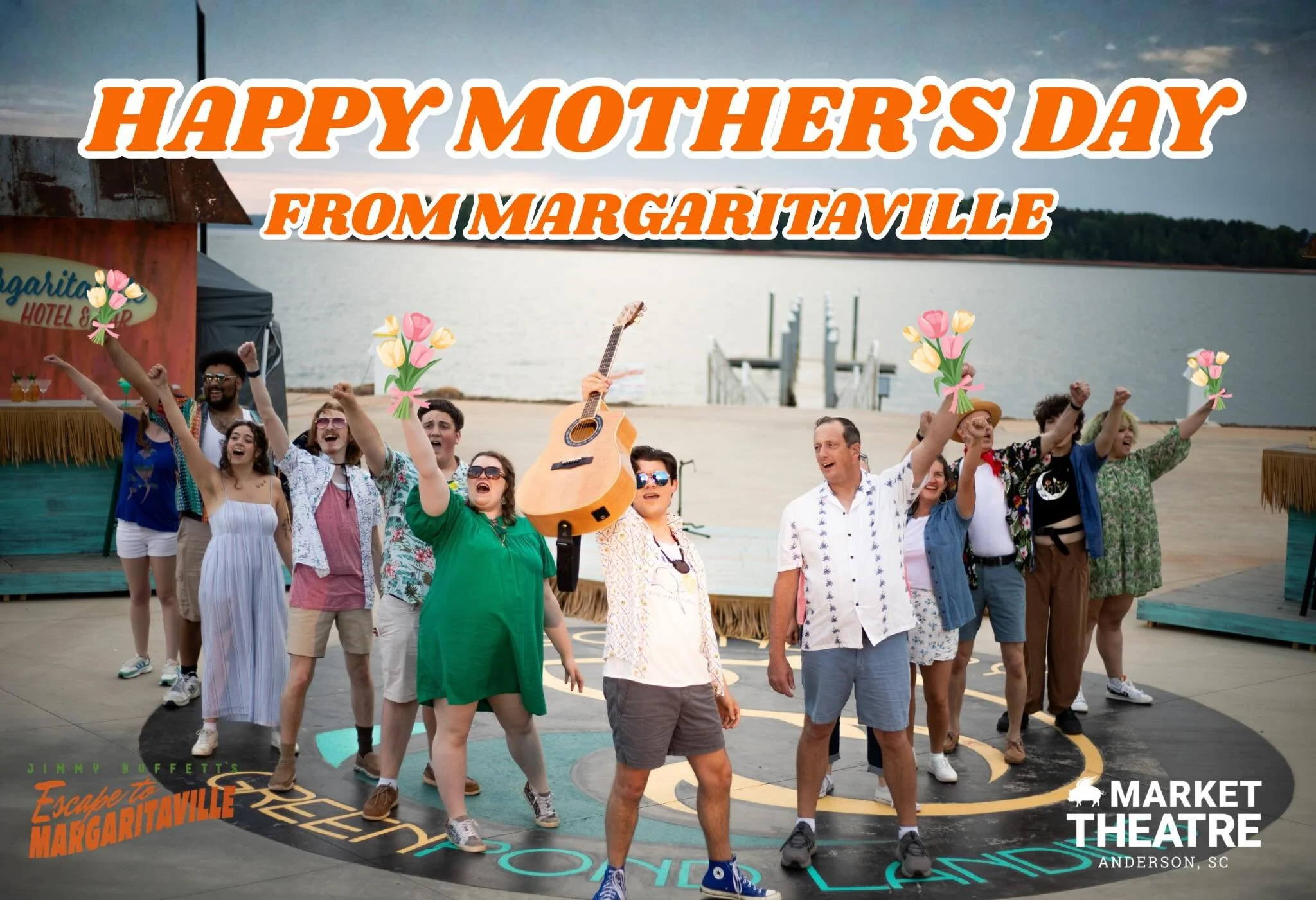 Flowers are nice&hellip;but an escape to Margaritaville sounds even better this Mother&rsquo;s Day 😎🍹🏝️ 

Join us tonight at 7:30 pm at beautiful Green Pond Landing on Lake Hartwell for ESCAPE TO MARGARITAVILLE! Treat Mom to drinks from @tipsytrai