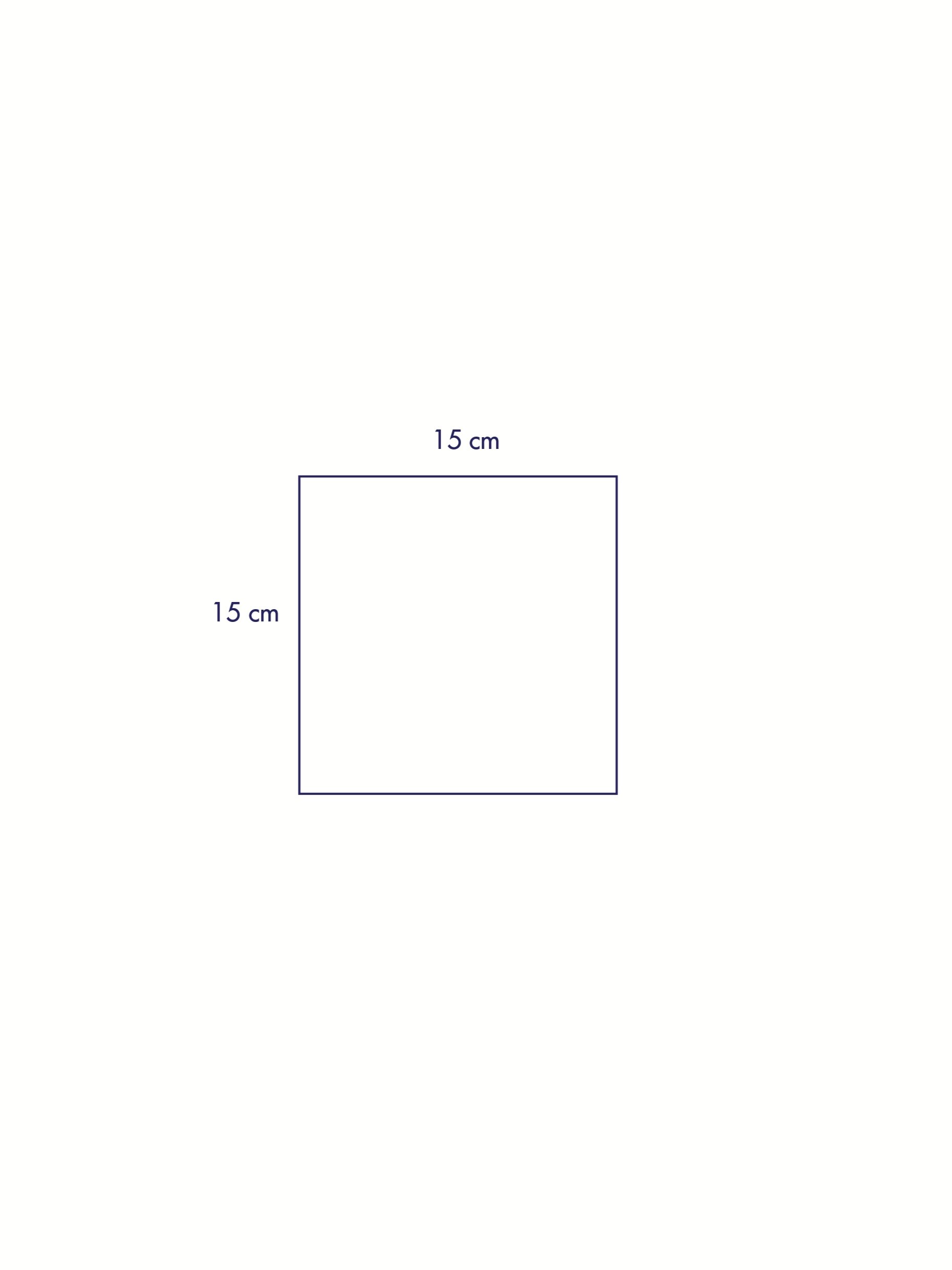 Format 15x15x1 cm