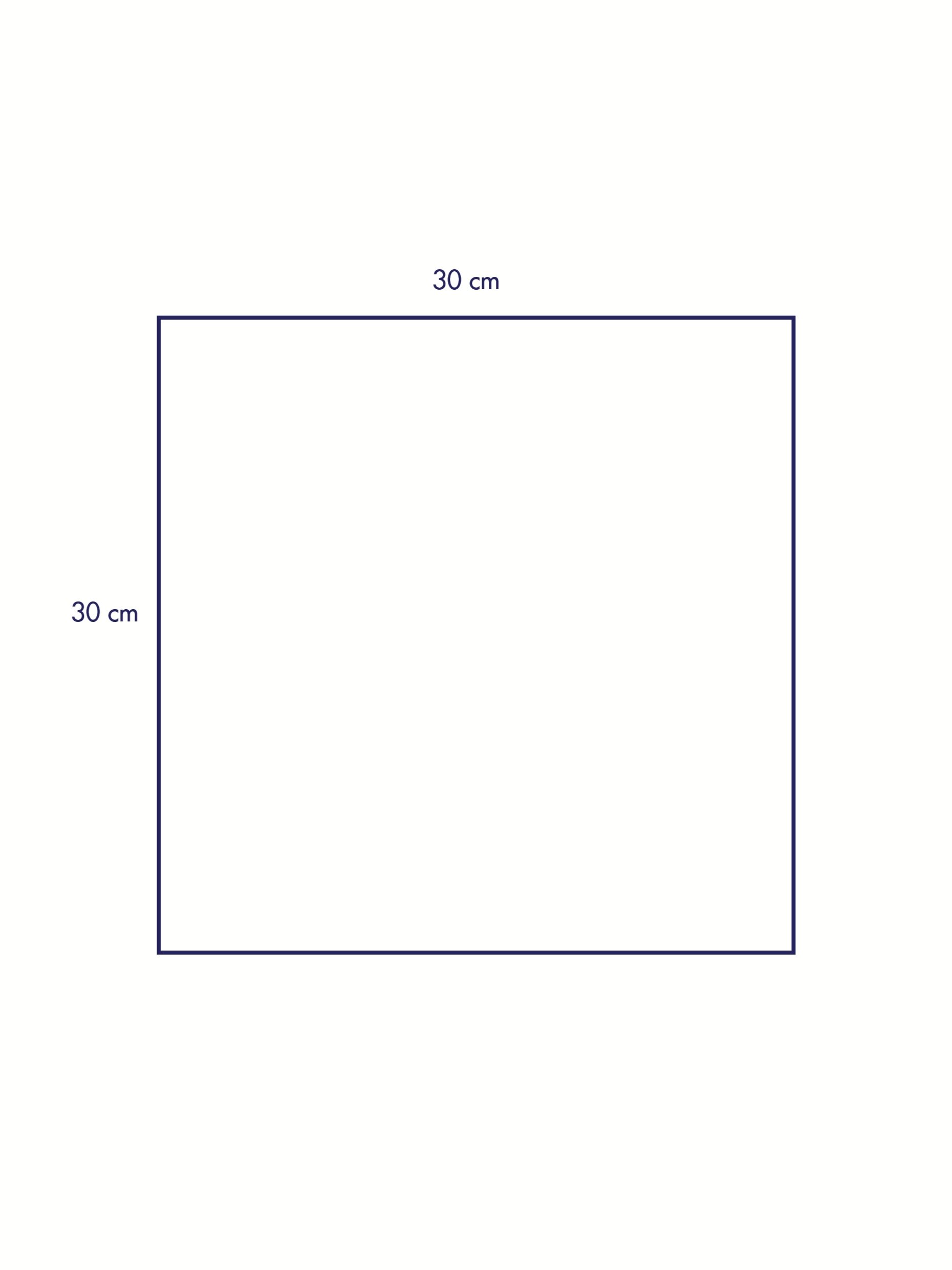 Format 30x30x1 cm