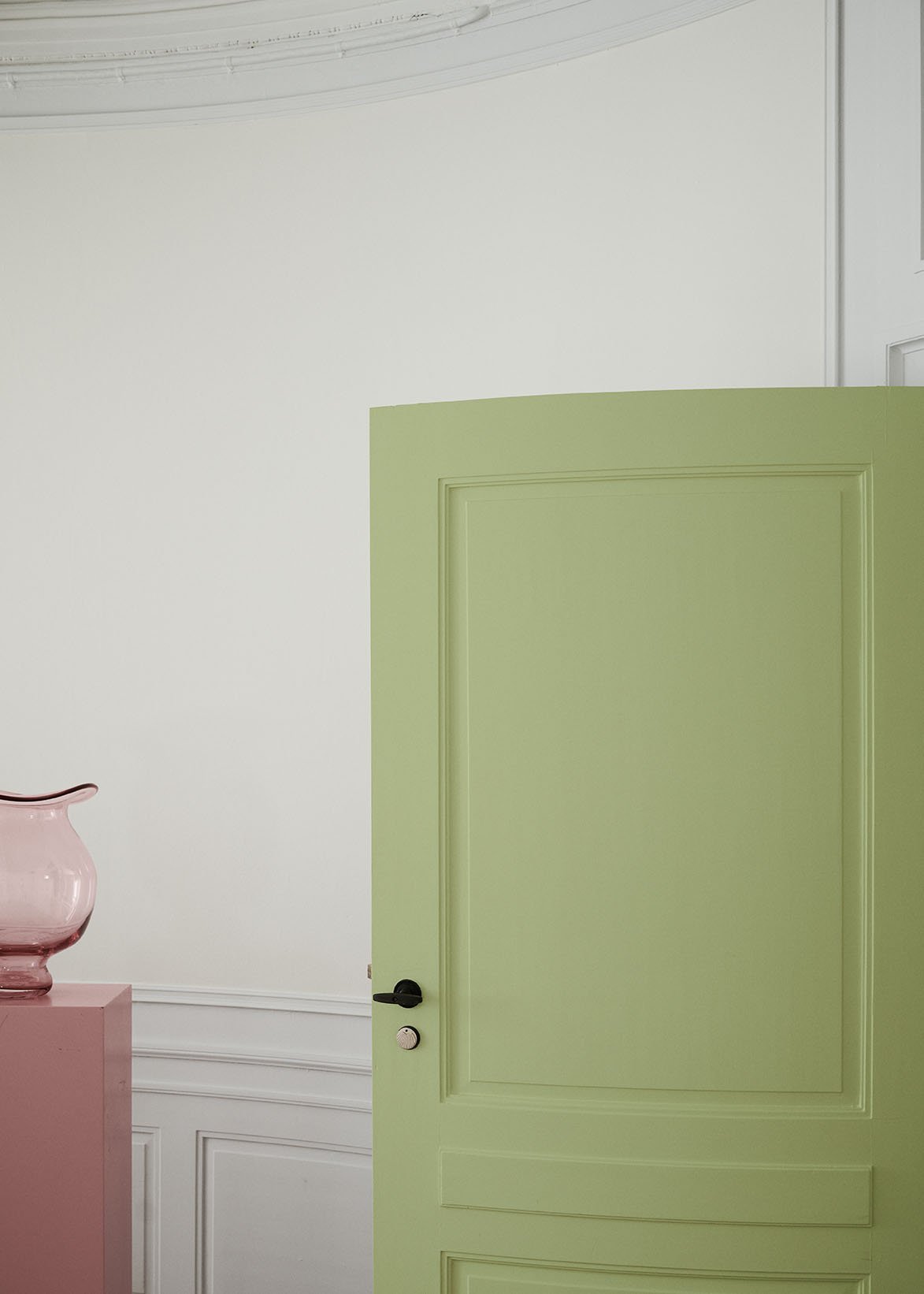 Door painted with 'Lime Juice'