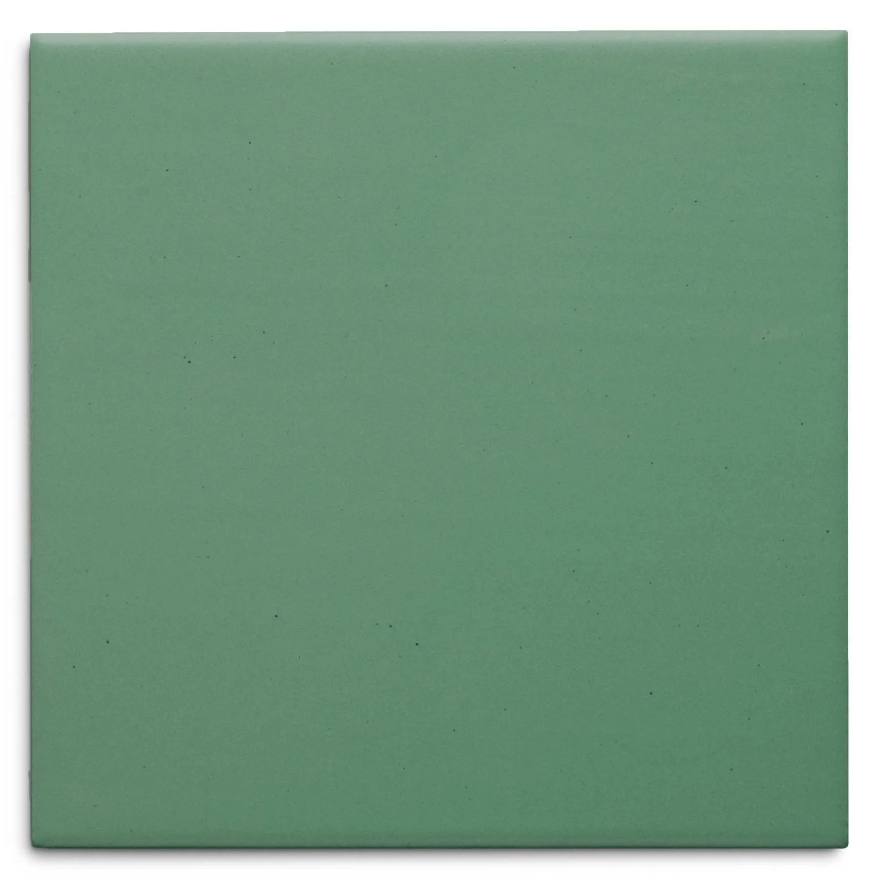 Clay tile glazed with 'Forest Spirit Matt'