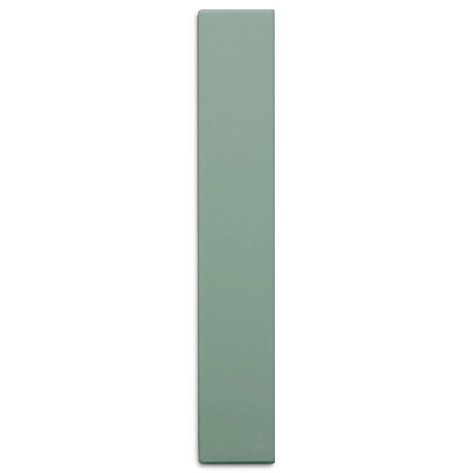 Lava stone tile glazed with 'Forest Spirit Matt'